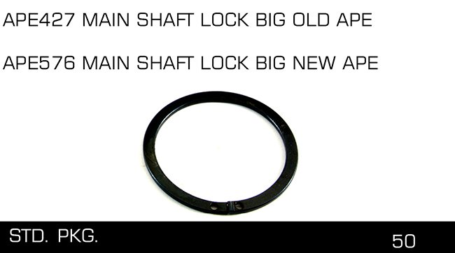 APE576 APE427 MAIN SHAFf LOCK BIG OLD APE